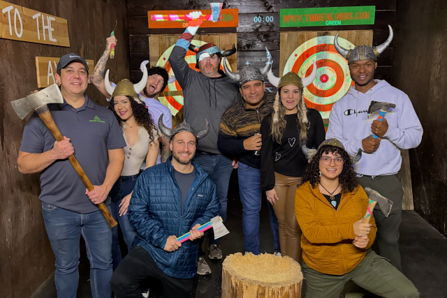 Axe-Throwing Team Building